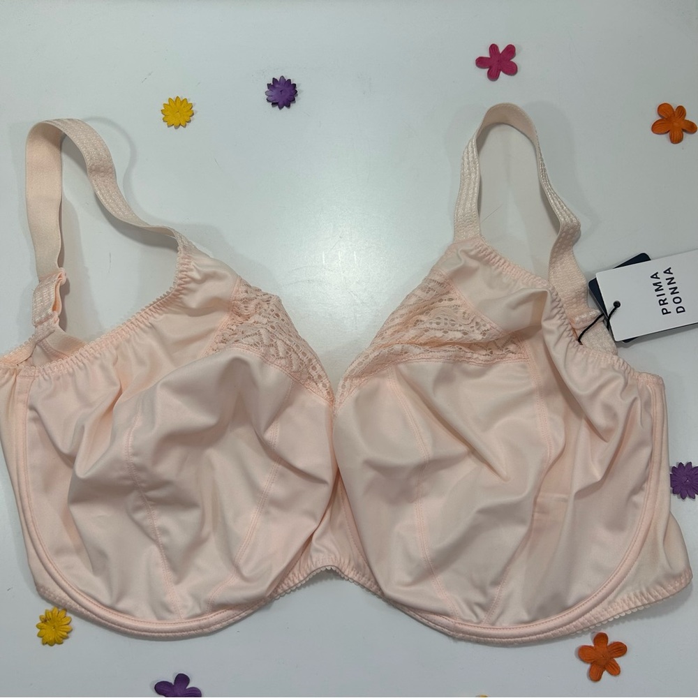 Prima Donna Montara Crystal Pink Full Figure Bra 34L NWT